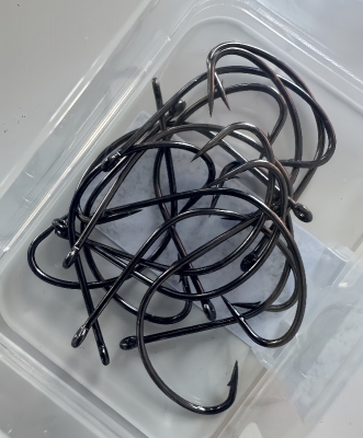 Black King Wide Gap Hook, Lure Fishing Hook, Specialized Saltwater Fishing Hook, High Anti-Rust Coating.